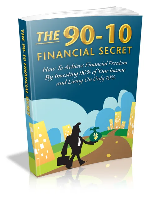 eCover representing The 90-10 Financial Secret eBooks & Reports with Master Resell Rights