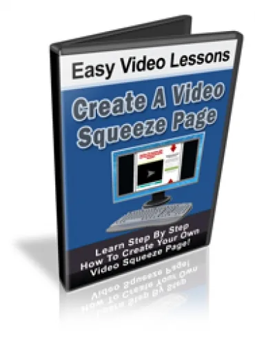 eCover representing Create A Video Squeeze Page Videos, Tutorials & Courses with Personal Use Rights