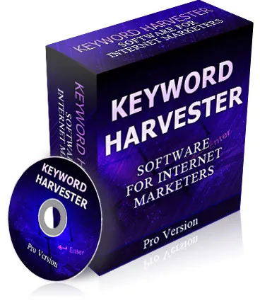 eCover representing Keyword Harvester Software & Scripts with Master Resell Rights