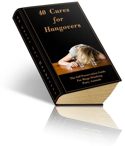 eCover representing 40 Cures For Hangovers eBooks & Reports with Master Resell Rights