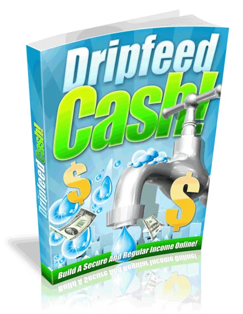 eCover representing Dripfeed Cash! eBooks & Reports with Master Resell Rights