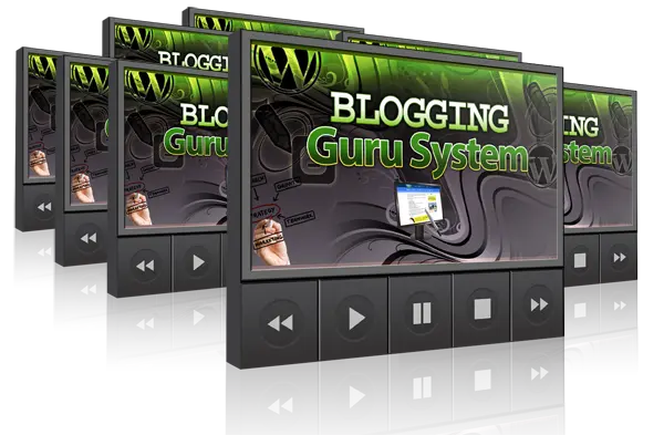 eCover representing Blogging Guru System Videos, Tutorials & Courses with Master Resell Rights