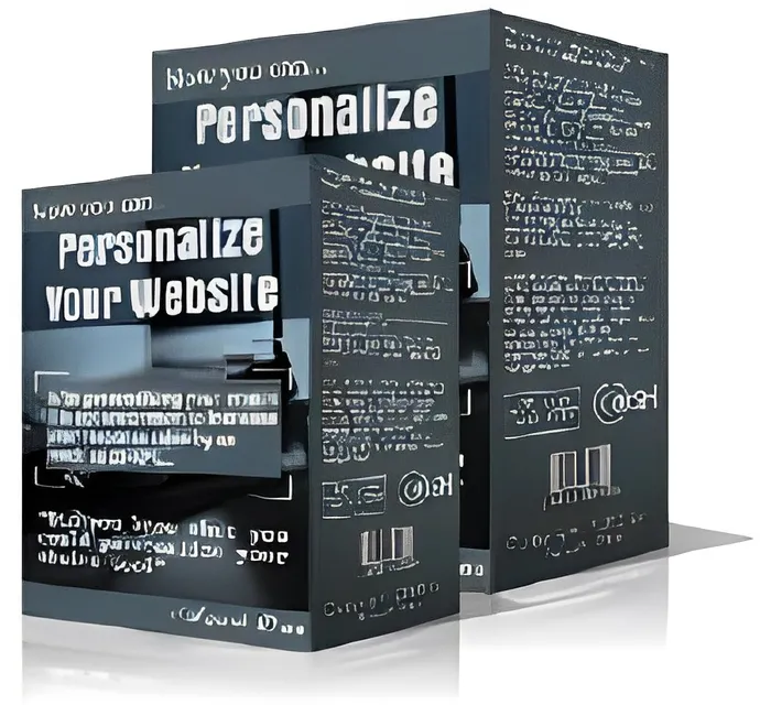 eCover representing Personalize Your Website  with Master Resell Rights