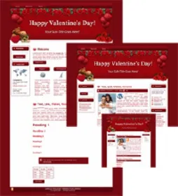 Hearts-N-Roses - WP Theme small