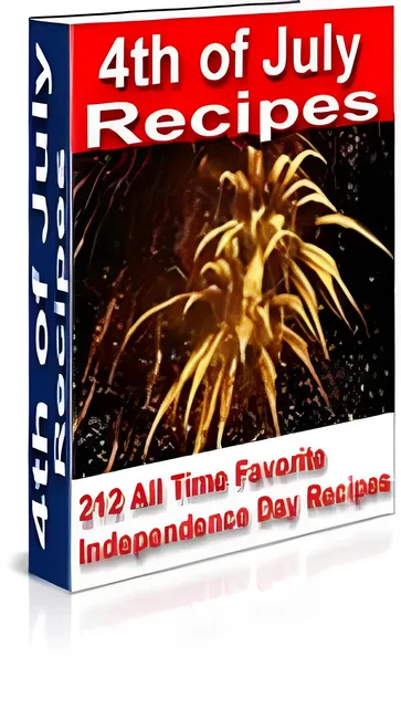 eCover representing 4th of July Recipes eBooks & Reports with Master Resell Rights