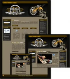 Bikers Club - WP Theme small