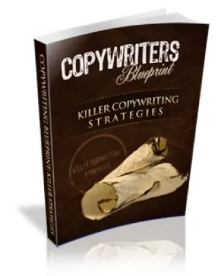 eCover representing Copywriters Blueprint eBooks & Reports with Master Resell Rights