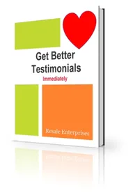 Get Better Testimonials Immediately small