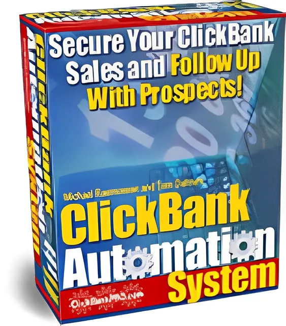 eCover representing ClickBank Automation System Software & Scripts with Master Resell Rights