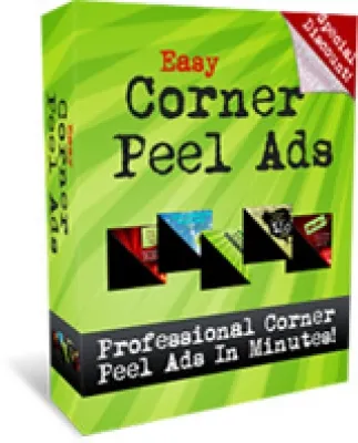 eCover representing Easy Corner Peel Ads  with Personal Use Rights