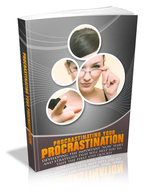 eCover representing Procrastinating Your Procrastination eBooks & Reports with Master Resell Rights