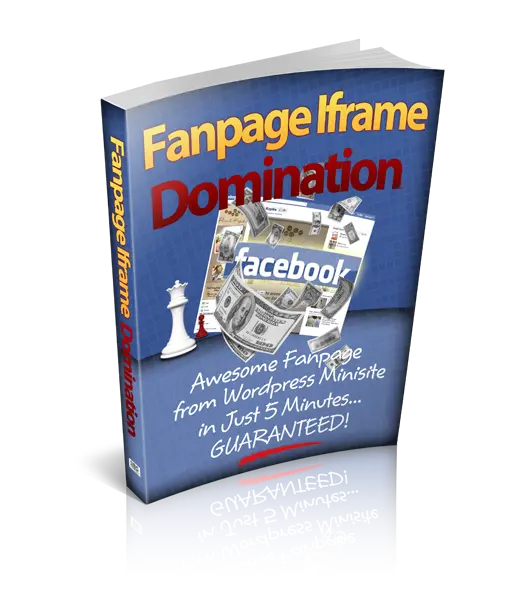 eCover representing Fanpage Iframe Domination  with Master Resell Rights