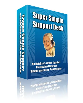 eCover representing Super Simple Support Desk Videos, Tutorials & Courses with Master Resell Rights