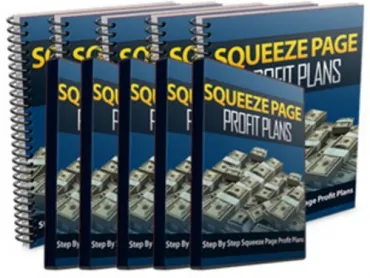 eCover representing Squeeze Page Profit Plans Videos, Tutorials & Courses with Master Resell Rights