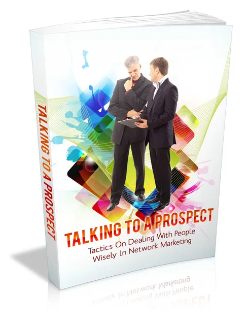 eCover representing Talking To A Prospect eBooks & Reports with Master Resell Rights