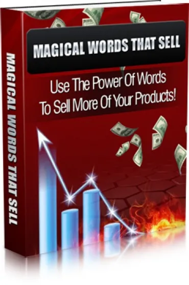 eCover representing Magical Words That Sell eBooks & Reports with Master Resell Rights