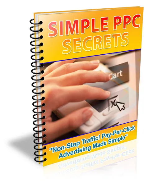 eCover representing Simple PPC Secrets eBooks & Reports with Private Label Rights