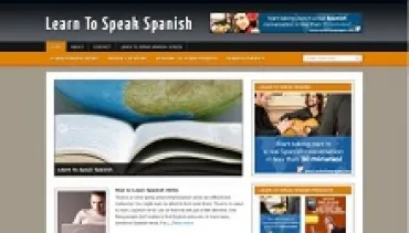 eCover representing Learn To Speak Spanish Blog  with Personal Use Rights