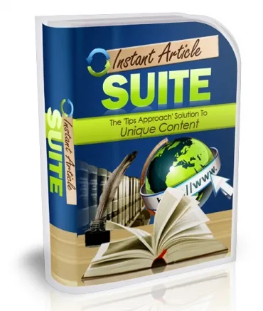 eCover representing Instant Article Suite Videos, Tutorials & Courses/Software & Scripts with Master Resell Rights