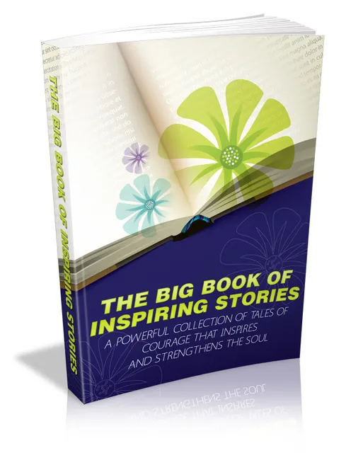 eCover representing The Big Book Of Inspiring Stories eBooks & Reports with Master Resell Rights