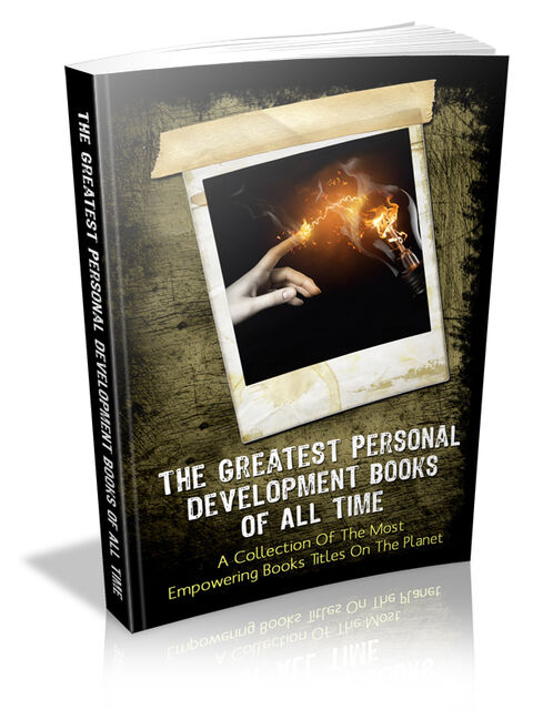 eCover representing The Greatest Personal Development Books Of All Time eBooks & Reports with Master Resell Rights