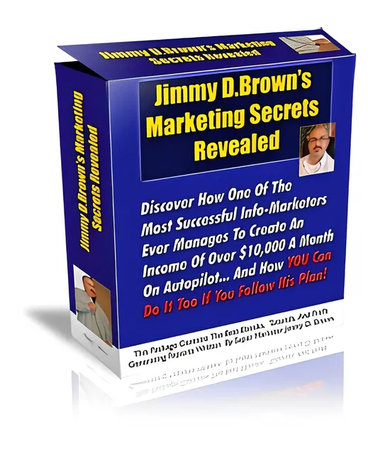 eCover representing Jimmy D. Brown's Marketing Secrets Revealed eBooks & Reports with Master Resell Rights