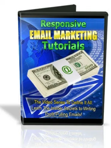 eCover representing Responsive Email Marketing Tutorials Videos, Tutorials & Courses with Master Resell Rights