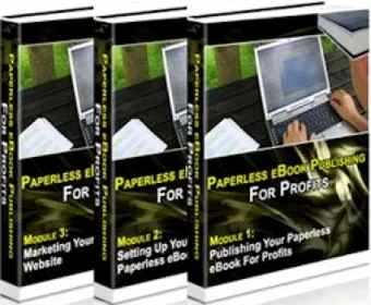 Paperless E-Book Publishing For Profits small