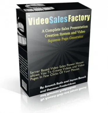 eCover representing Video Sales Factory  with Master Resell Rights