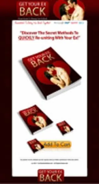 eCover representing Get Your Ex Back Minisite Package eBooks & Reports with Private Label Rights