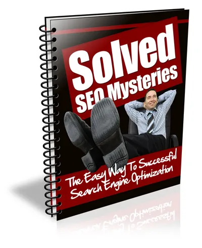 eCover representing Solved SEO Mysteries eBooks & Reports with Master Resell Rights