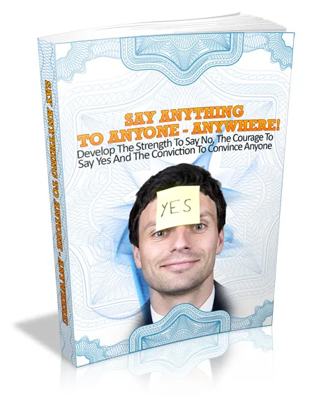 eCover representing Say Anything To Anyone - Anywhere! eBooks & Reports with Master Resell Rights