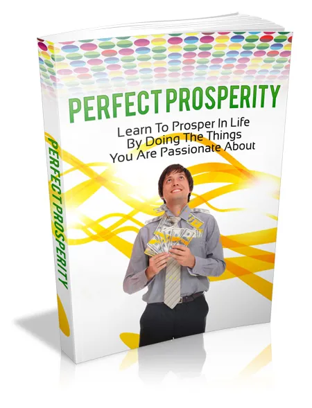 eCover representing Perfect Prosperity eBooks & Reports with Master Resell Rights