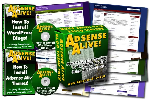 eCover representing Adsense Alive! Videos, Tutorials & Courses with Master Resell Rights