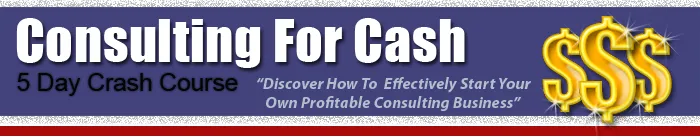 eCover representing Consulting For Cash eBooks & Reports with Private Label Rights