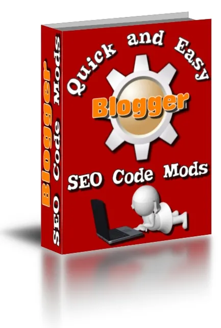 eCover representing Quick And Easy Blogger SEO Code Mods eBooks & Reports with Master Resell Rights