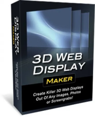 eCover representing 3D Web Display Maker Videos, Tutorials & Courses with Personal Use Rights