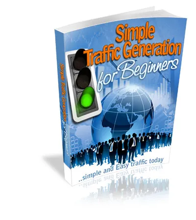 eCover representing Simple Traffic Generation For Beginners eBooks & Reports with Master Resell Rights