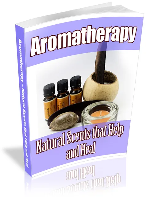 eCover representing Aromatherapy - Natural Scents That Help And Heal eBooks & Reports with Master Resell Rights