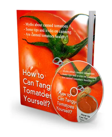 eCover representing How To Can Tangy Tomatoes Yourself? eBooks & Reports with Master Resell Rights