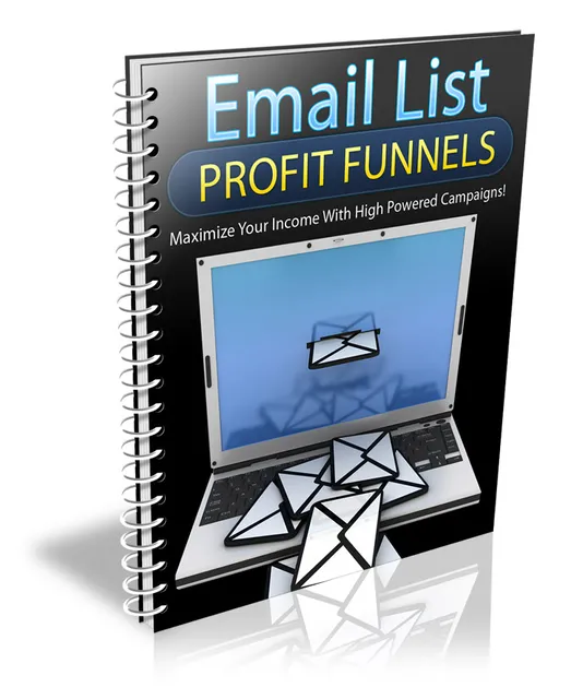 eCover representing Email List Profit Funnels eBooks & Reports with Master Resell Rights