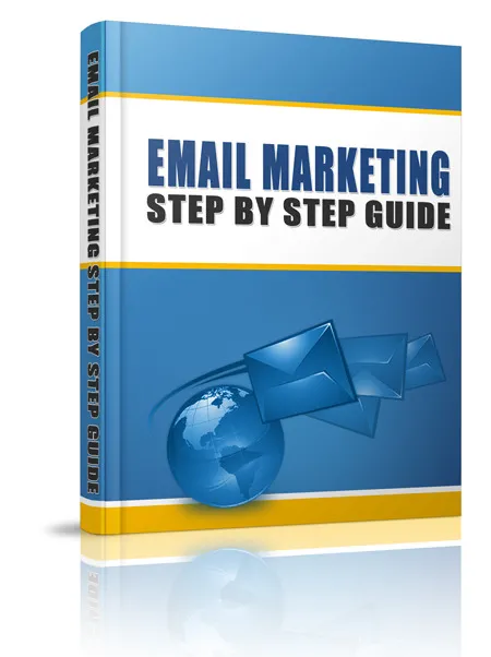 eCover representing Email Marketing Step By Step Guide eBooks & Reports with Personal Use Rights