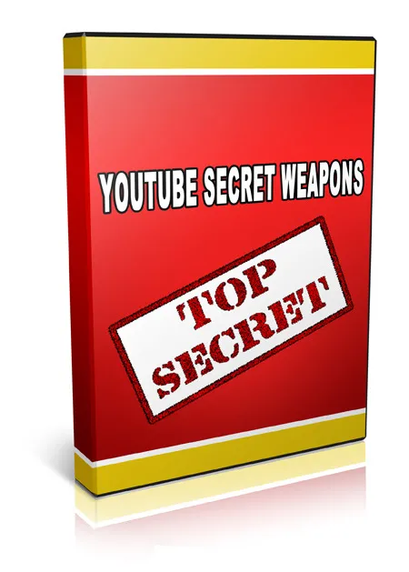 eCover representing YouTube Secret Weapons eBooks & Reports/Videos, Tutorials & Courses with Personal Use Rights