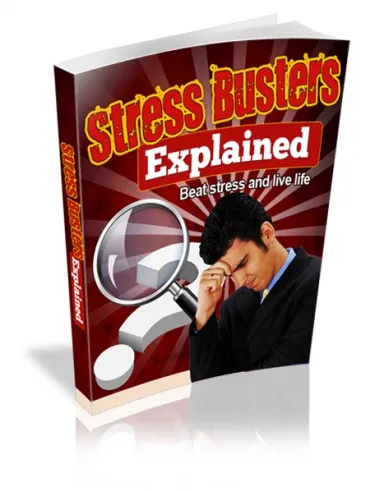 eCover representing Stress Busters Explained eBooks & Reports with Master Resell Rights