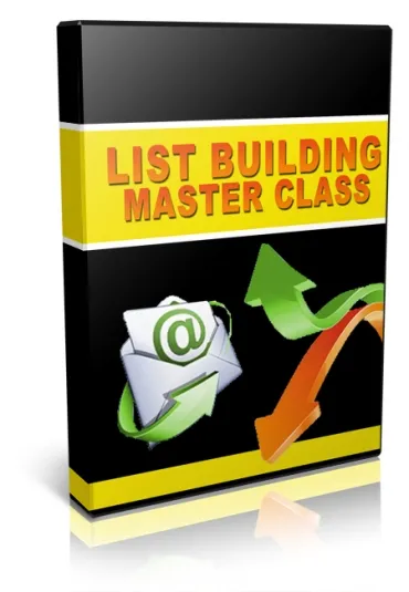eCover representing List Building Master Class Videos, Tutorials & Courses with Private Label Rights
