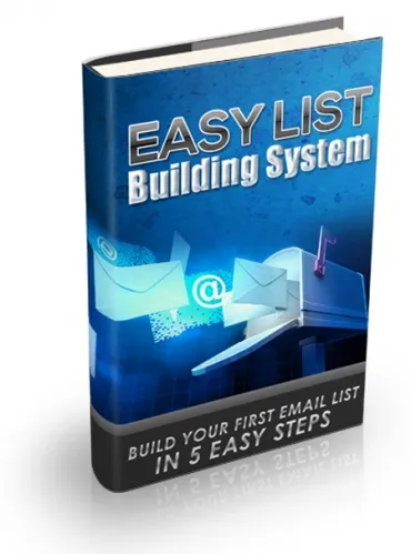 eCover representing Easy List Building System eBooks & Reports with Master Resell Rights