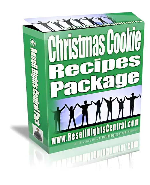 eCover representing Christmas Cookie Recipes Package eBooks & Reports with Master Resell Rights