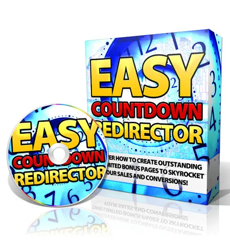 eCover representing Easy Countdown Redirector Software & Scripts with Personal Use Rights