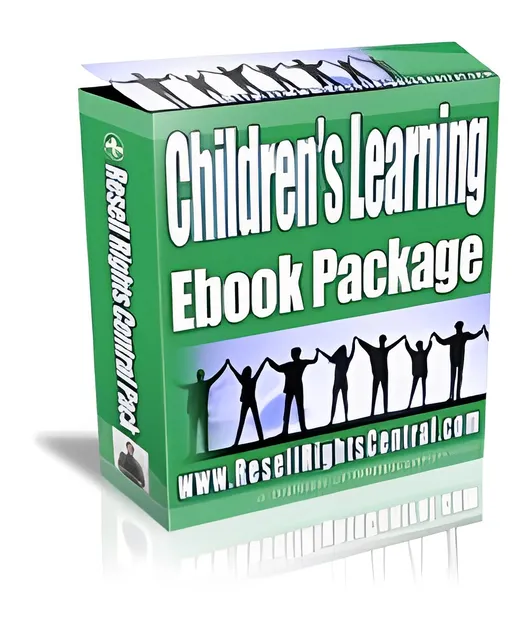 eCover representing Children's Learning Ebook Package eBooks & Reports with Master Resell Rights