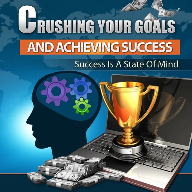 eCover representing Crushing Your Goals eBooks & Reports with Master Resell Rights